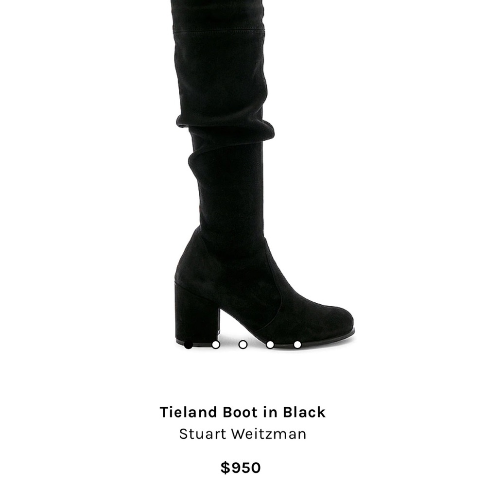 Stuart Weitzman suede over the knee boots
